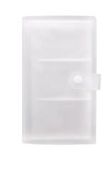 Transparent Business Card Holder 120 Slots Clear